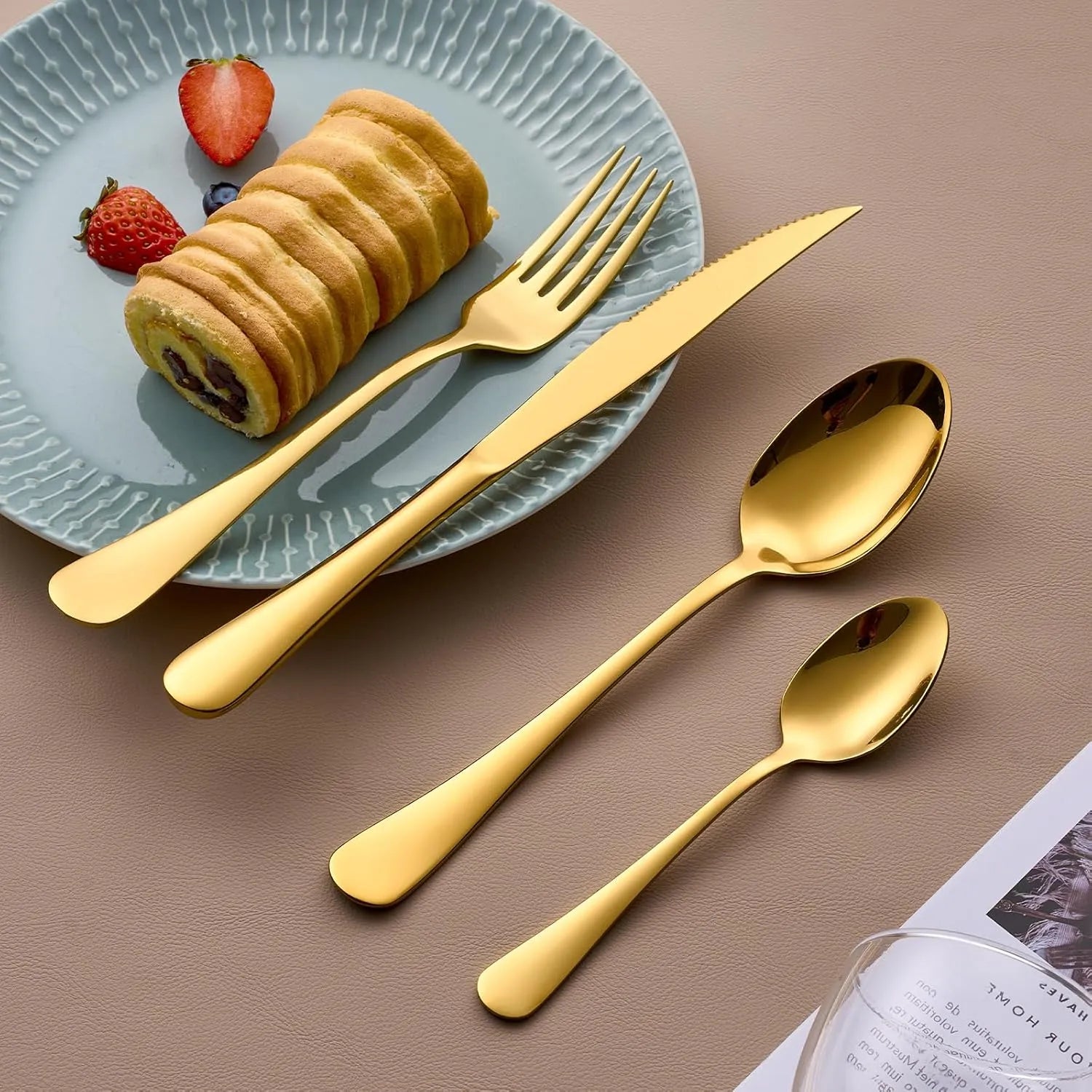 Dourado Luxo / 24 Peças - Imagem 7