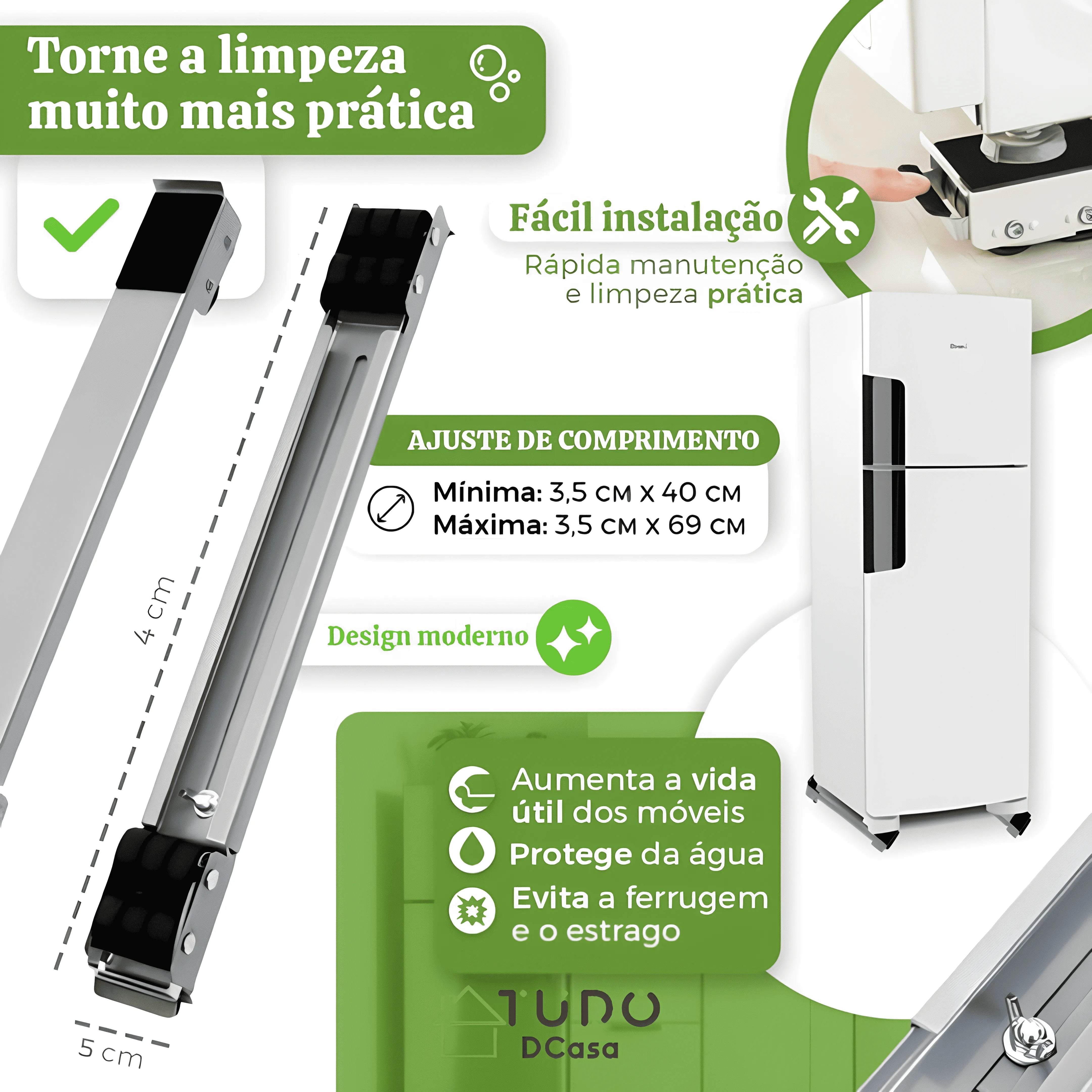 Branco / 1 Par - Imagem 1